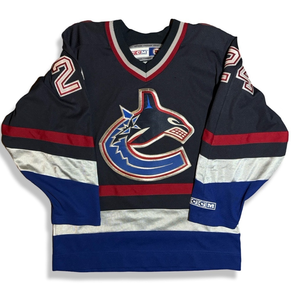 Vintage CCM Vancouver Canucks Hockey Jersey